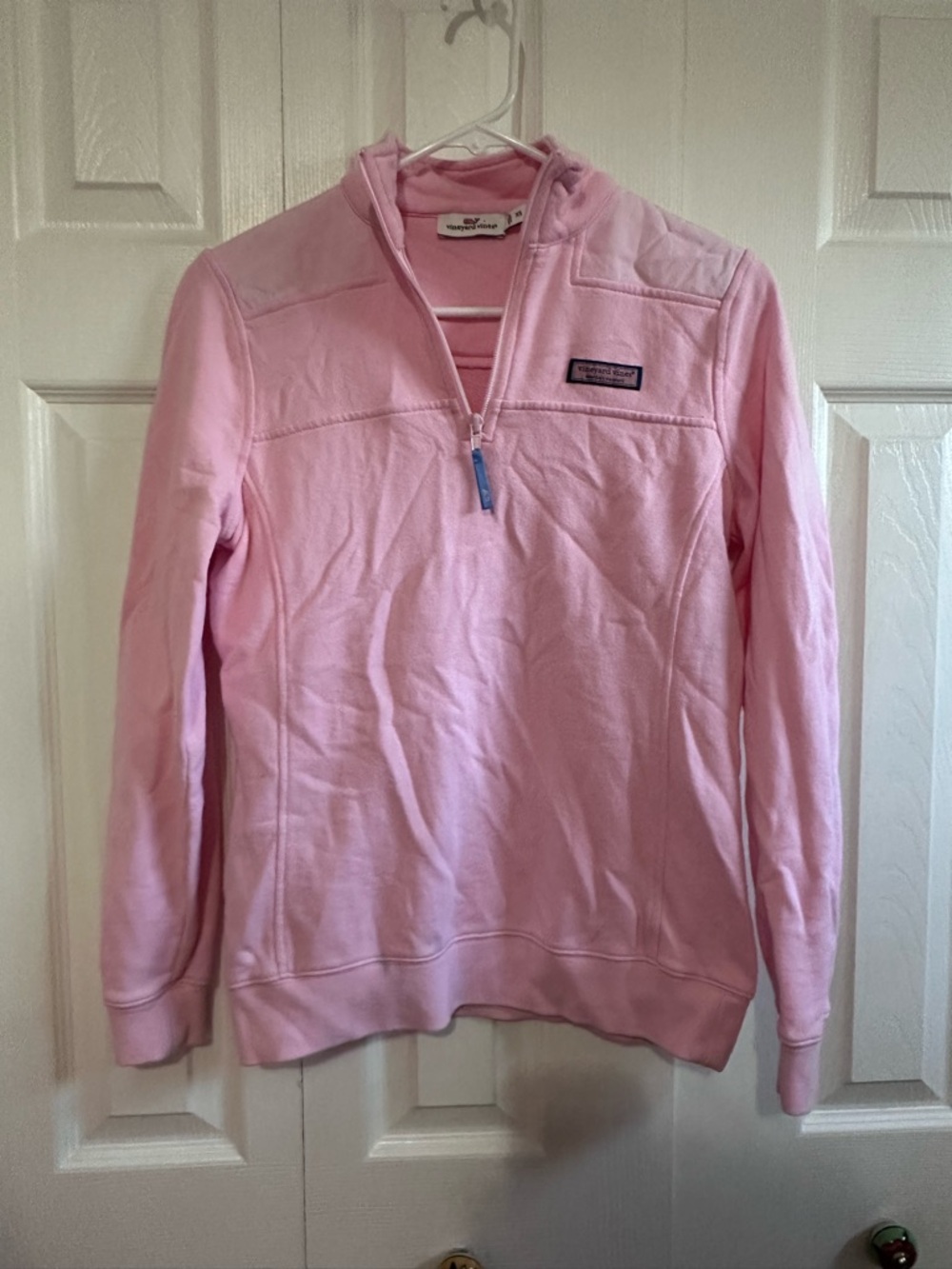 Vineyard Vines Pink Quarter-Zip Pullover